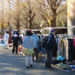 Clothing and more at the Yasukuni Shrine Flea Market